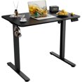 thumbnail image 1 of Electric Standing Desk Adjustable Height Electric Stand Up Computer Desk Ergonomic Sit Stand Desk with Computer Workstation Rustic, 1 of 8