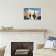 thumbnail image 3 of Stupell Industries Sailboats and Ocean Sunset Transportation Painting Unframed Art Print Wall Art, 19 x 13, 3 of 7