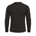 thumbnail image 6 of JIAYUE Men's T Shirt Long Sleeve Round Neck Knit Sweater Casual Pullover Tops With Pockets Soft Comfortable Slim Fit Solid Color Daily Lightweight Wear For Male, 6 of 8