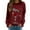Wine, variant on Fiaer Crewneck Sweatshirts Christmas Women Funny Oversized Long Sleeve Xmas Red Glass Pullover Loose Fit Trendy Tops Beige S