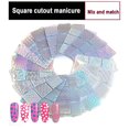 thumbnail image 4 of QualitChoice Women Sticker Girl Gel Extension Hollow Design Decal Manicure Art Decoration 12 Pcs pattern random 24pcs 1Set, 4 of 6