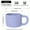 Blue, variant on Handcrafted Irregular Shape Ceramic Mug, 10.8oz/320ml Multi-Purpose Coffee Cup, Milk Tea Cup, Insulated, Scratch-Resistant, Reusable for Christmas, Easter, Thanksgiving, Father's Day, Graduation Gift