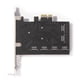 thumbnail image 5 of Adaptador PCIE Adaptador PCIE SA3112J 12 puertos 6Gbps PCI-Express X1 a tarjeta de expansión SATA 3.0 Hugtrwg  Para estrenar, 5 of 8