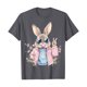 thumbnail image 1 of Camiseta de Cuello Redondo de Manga Corta de la Mujer, Top de Moda para Invierno Y Primavera Impresa de Navidad Casual 3/4, 1 of 7