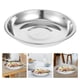 thumbnail image 2 of Plato redondo de metal, plato multiusos para postres, aperitivos, platos redondos para cenas, platos para carne, platos metálicos para comida, 2 of 8