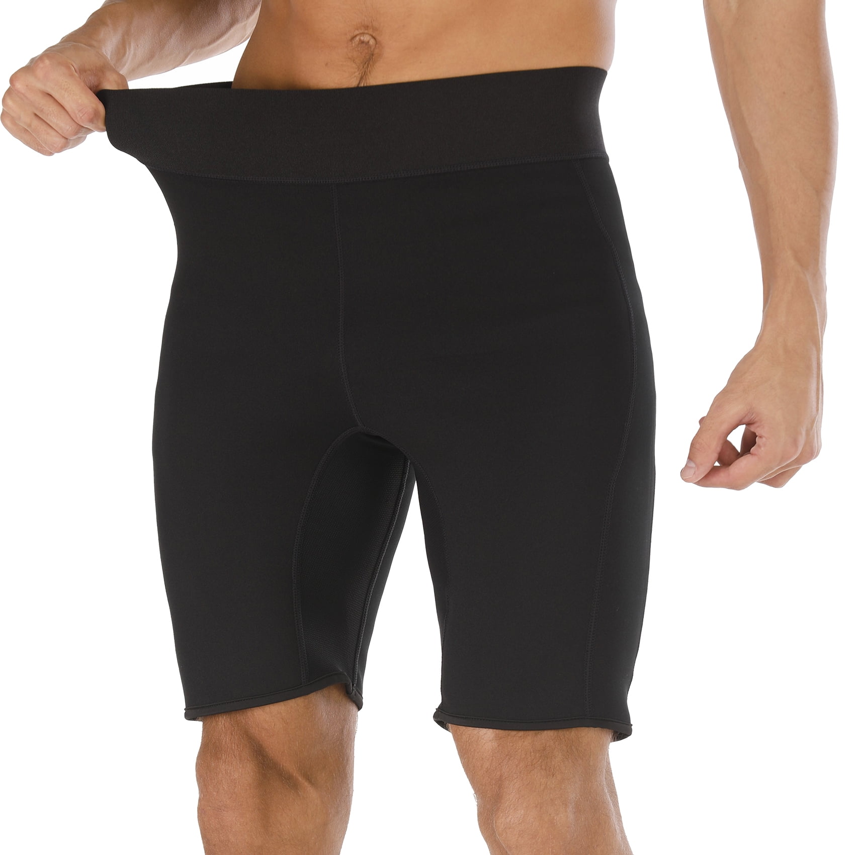 KUMAYES Sauna Legging for Men Neoprene Slimming Yoga Pants Hot Sweat