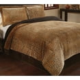 thumbnail image 5 of Cheetah Velvet Plush Print Bedding Comforter Mini Set, 5 of 5