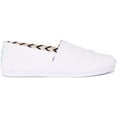 thumbnail image 2 of Toms Alpargata Men's Recycled Cotton Canvas Slip On Trainers In White Size 8, 2 of 6