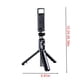 thumbnail image 3 of Trípode para selfies con Bluetooth, control remoto inalámbrico y luces LED | Soporte para teléfono giratorio de 360° | Trípode extensible portátil para iPhone y Android, 3 of 7