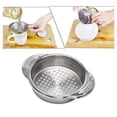 thumbnail image 6 of 2 Pack Water Filter Sieve Kitchen Strainer Stainless Steel Colander Canning Strainers, 6 of 6