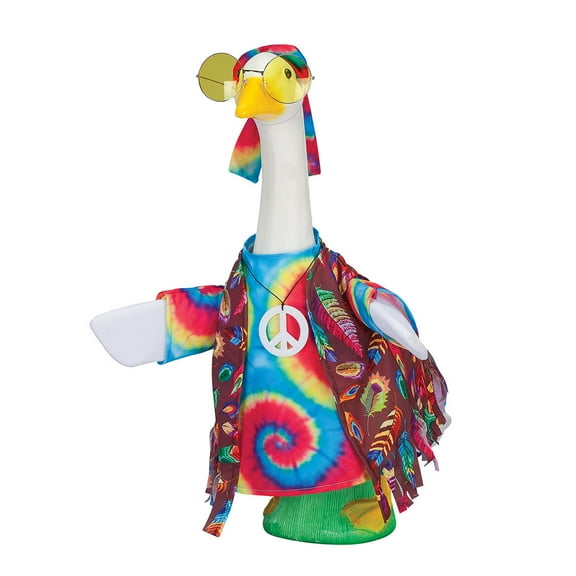 Gaggleville Hippie Goose Outfit, Fits Large 23" H Statue, by Fox Valley Traders