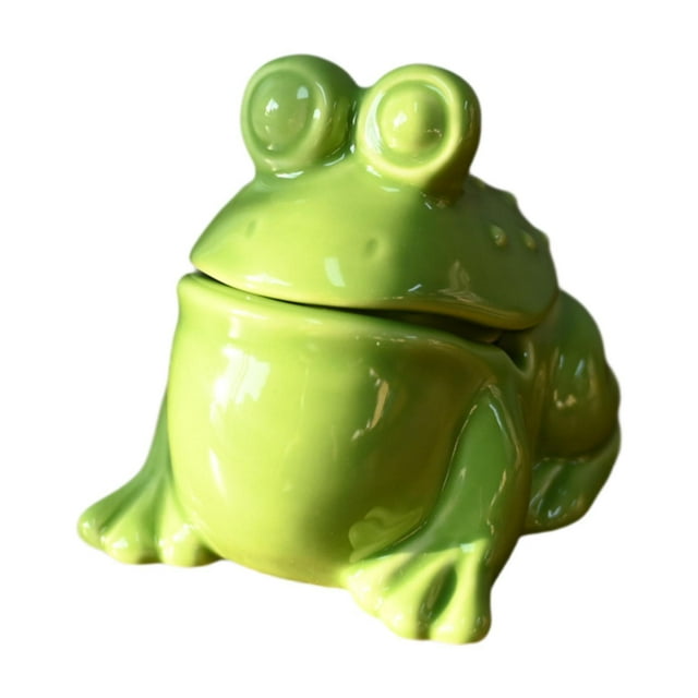 Estatua de rana Strade Fareast Limited figura de cerámica 10 x 8,5 x 8 cm