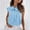 Blue, variant on SHITINN Womens Sleeveless Bow Striped Summer Chiffon Shirt Top Short Sleeve Tops Lightweight Tops & Blouses T-Shirts for Women