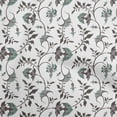 thumbnail image 1 of oneOone Velvet Turquoise Green Fabric Jacobean Floral Fabric For Sewing Printed Craft Fabric By The Yard 58 Inch Wide, 1 of 4