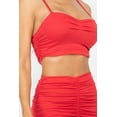 thumbnail image 4 of Ruched Crop Top And Skirt Sets, 4 of 5