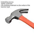 thumbnail image 4 of 3 Pcs Plastic Handle Claw Hammer Hardware Tools - Hammer Head 250g, 4 of 5