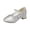 A-Silver207, variant on JAJAHO Girls Mary Jane Dress Shoes Princess Low Heel Sandals Pearl Decoration Pointy Toe Party Wedding Footwear For Little/Big Kids Lovely Shoes