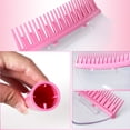 thumbnail image 2 of 1 pieza de peine de corte de flequillo recto recortador de flequillo herramienta de corte de cabello DIY peine de flequillo para mujeres y niñas, 2 of 8