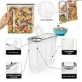 thumbnail image 5 of Sorbus Clear Plastic Cereal Dispenser, 17 Cups, Airtight Lid Food Storage Containers with Pour Spout, 5 of 7