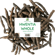 Herb To Body Hwentia Whole | Xylopia Aethiopica | Grains of Selim | Wildcrafted | 4oz
