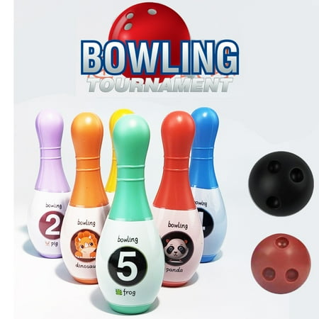 MesaSe Fun Bowling Ball Set Students Children Indoor Exercise Toys Parent-child Interactive Toy Set Kids Bowling Set Toddler Toys