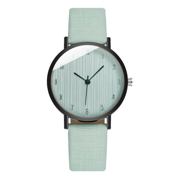 BAYAIXZ Watches for Women Women's Casual Quartz Leather Band Newv Strap Watch Analog Wrist Watch Men’S Watches (Green,One Size)