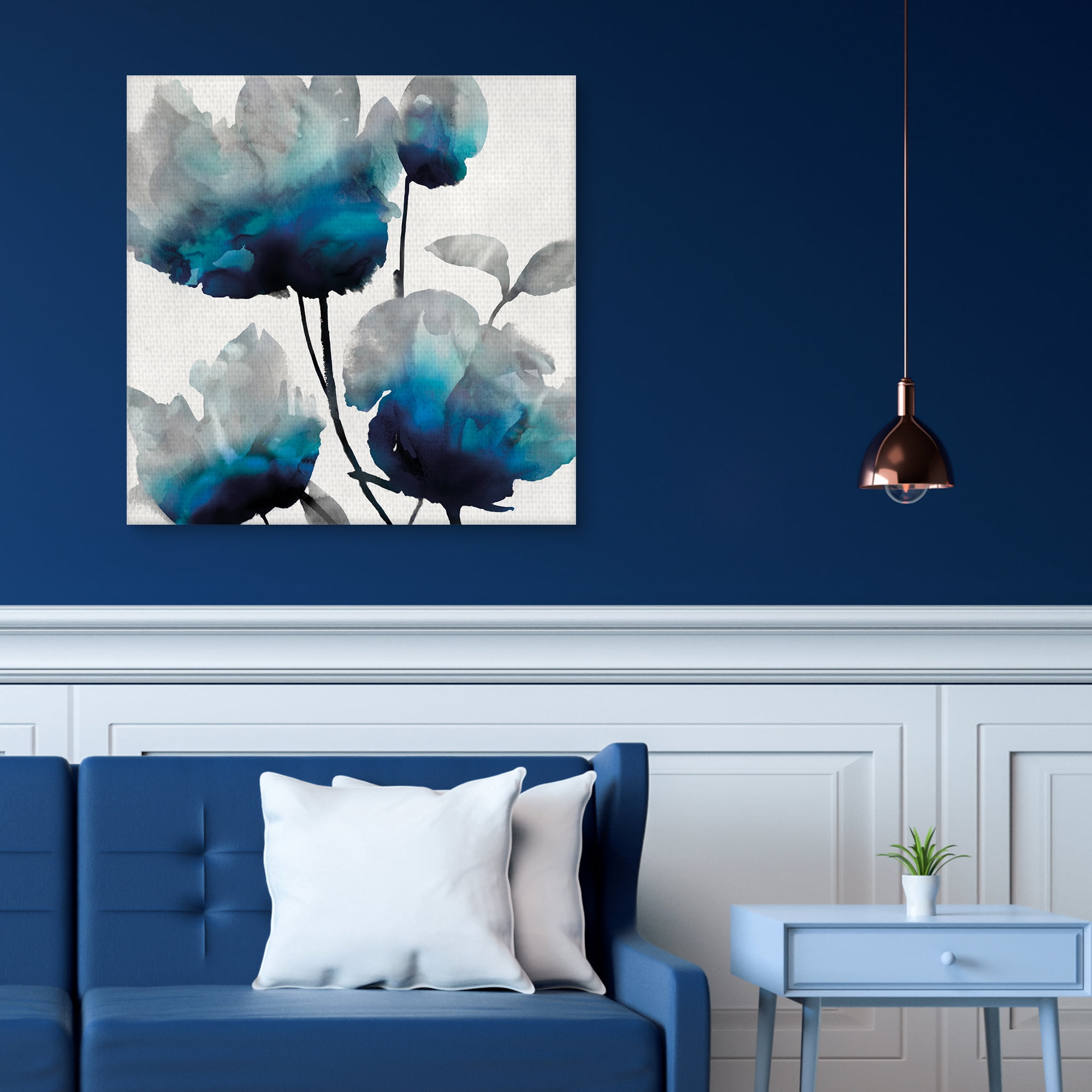 Sylvan I Detail by Tania Bello Flower Watercolor Canvas Art