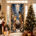 thumbnail image 5 of Religious Christmas Door Cover,70"X35" Jesus Themed Banner Backdrop for Home Church Farmhouse Indoor Outdoor Holiday Party Decor, 5 of 6