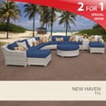 thumbnail image 2 of New Haven 11 Piece Outdoor Wicker Patio Furniture Set 11c, 2 of 7