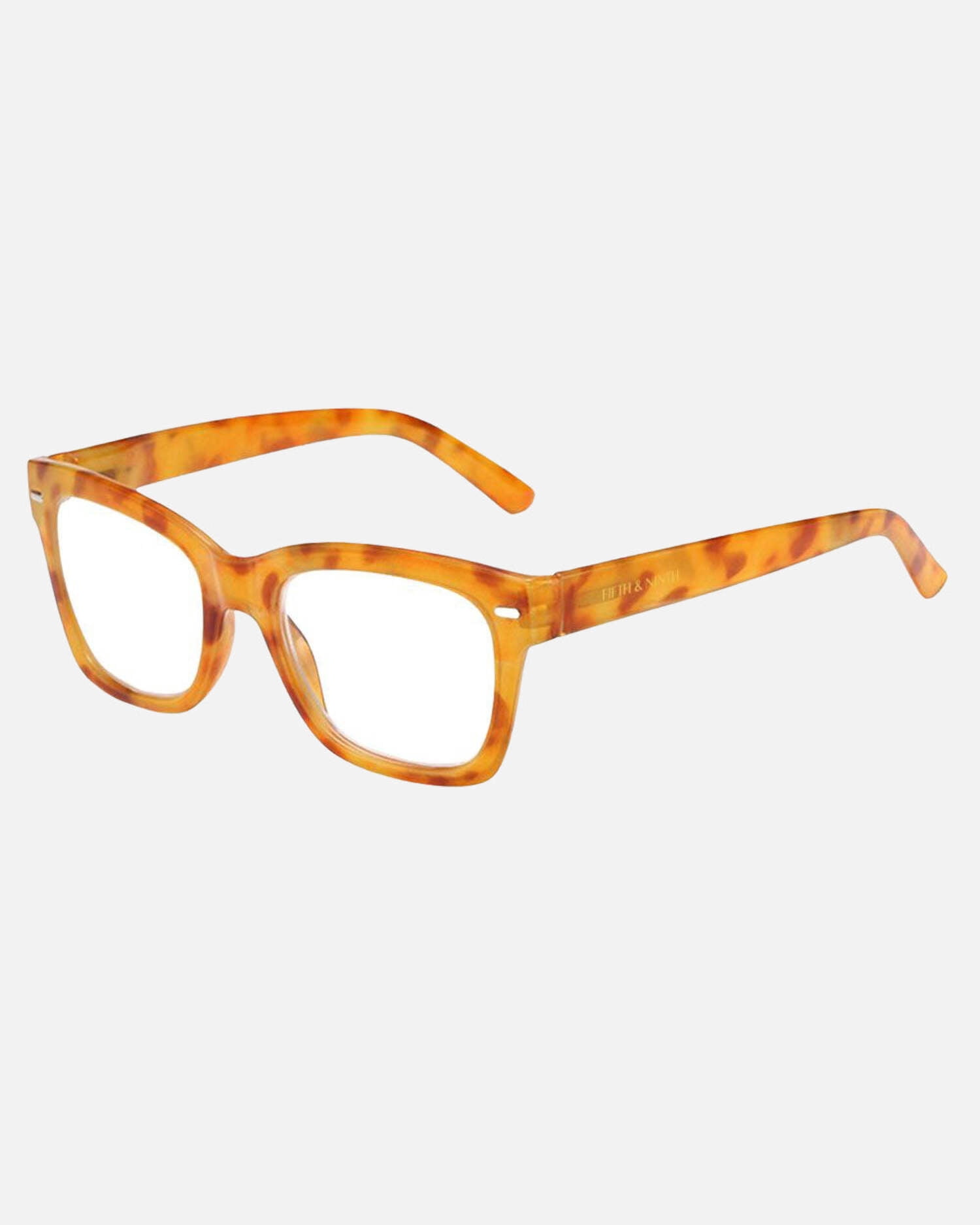 Fifth & Ninth Unisex Square Blue Light Reading Glasses | Shiloh (+2.0)