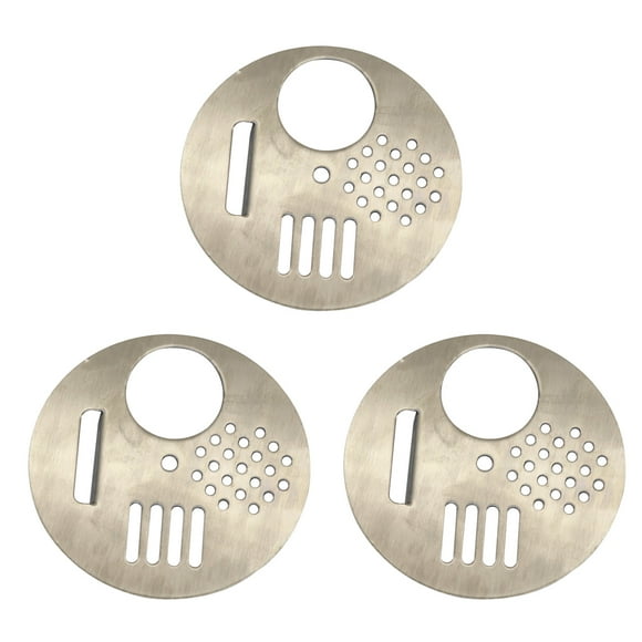 Miangastore 6pcs Metal Beehive Entrance Rotation Whirling Beehive Accessory Bee Keeping Tool Honey Beekeeper Equip Hive Tool Equipment (Silver)