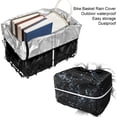 thumbnail image 3 of Bike Basket Liner, Safe Portable Protective Oxford Cloth Soft Bike Basket Waterproof Rain Cover  For Cycling, 3 of 8