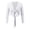 White, variant on Workout Tops for Women Bottoming Shirt Long Sleeve Knit V Neck Blouses,Black,L