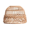 thumbnail image 1 of Esquirla Ceiling Fan Light Cover Rustic Woven Lampshade for Teahouse Living Room Cafe Yellow, 1 of 8
