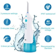 White & blue Oral Hygiene Tools Portable Oral Irrigator Teeth Water SPA 220ml Dental Oral Care Water Jet Irrigator Flosser