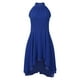 thumbnail image 4 of Vestidos Para Mujer Vestidos Elegantes Vestido de Lápiz Con Volantes de Doble Capa de Gasa Sin Mangas Con Cuello Redondo A La Moda Odeerbi  ODB160169, 4 of 8