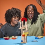 Jenga: Downfall Expansion, Funky Blocks, Family Party Games, Ages 6+ (Requires Jenga Game)