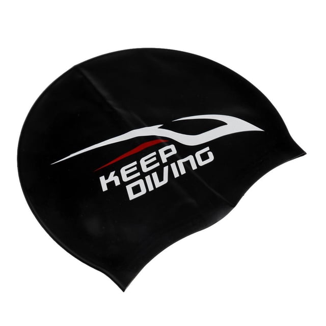 Gorro de natación Zulema silicona negro