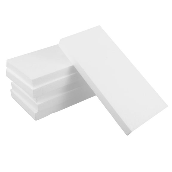 ETHZZLE 10Pcs White Foam Blocks Lightweight Polystyrene Foam for DIY Art Sculpting Floral Centerpieces and Crafts
