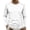 White, variant on Smsaxvxz Mens Shirts Soft Comfort Crew Neck Long Sleeve Color Patchwork T-Shirts Casual Lightweight Fall Tops White XL