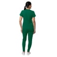 thumbnail image 2 of Adar Pro Modern Athletic Scrub Set For Women - Modern V-Neck Scrub Top & Yoga Jogger Scrub Pants, 2 of 7