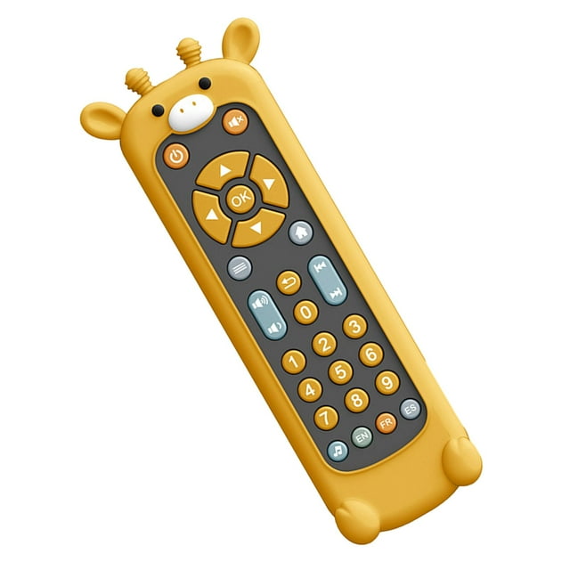 Teléfono remoto, juego de simulación, juguete educativo musical para bebés, juguete remoto para niños, bebés Estuche Jirafa Negra