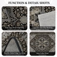 thumbnail image 5 of TECHVIDA Kitchen Rugs 4 Piece Set,Non Slip Machine Washable Kitchen Mats,Boho Vintage Abstract Kitchen Carpet for Farmhouse Living Room Hallway, 5 of 8