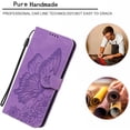 thumbnail image 7 of for Samsung Galaxy S22 Case Butterfly for Women Girls,Vintage Butterflies PU Leather with ID Credit Card Wallet Case Case for Samsung Galaxy S22 Retro Lavender, 7 of 7