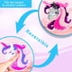 thumbnail image 2 of Set Mochila Transparente Unicornio para Niños AGSDON 3 Piezas PVC Rosa, 2 of 9