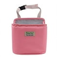 thumbnail image 2 of Pink Leakproof Hanging Car Trash Can Garbage Bag Can Cup Holder, 2 of 6
