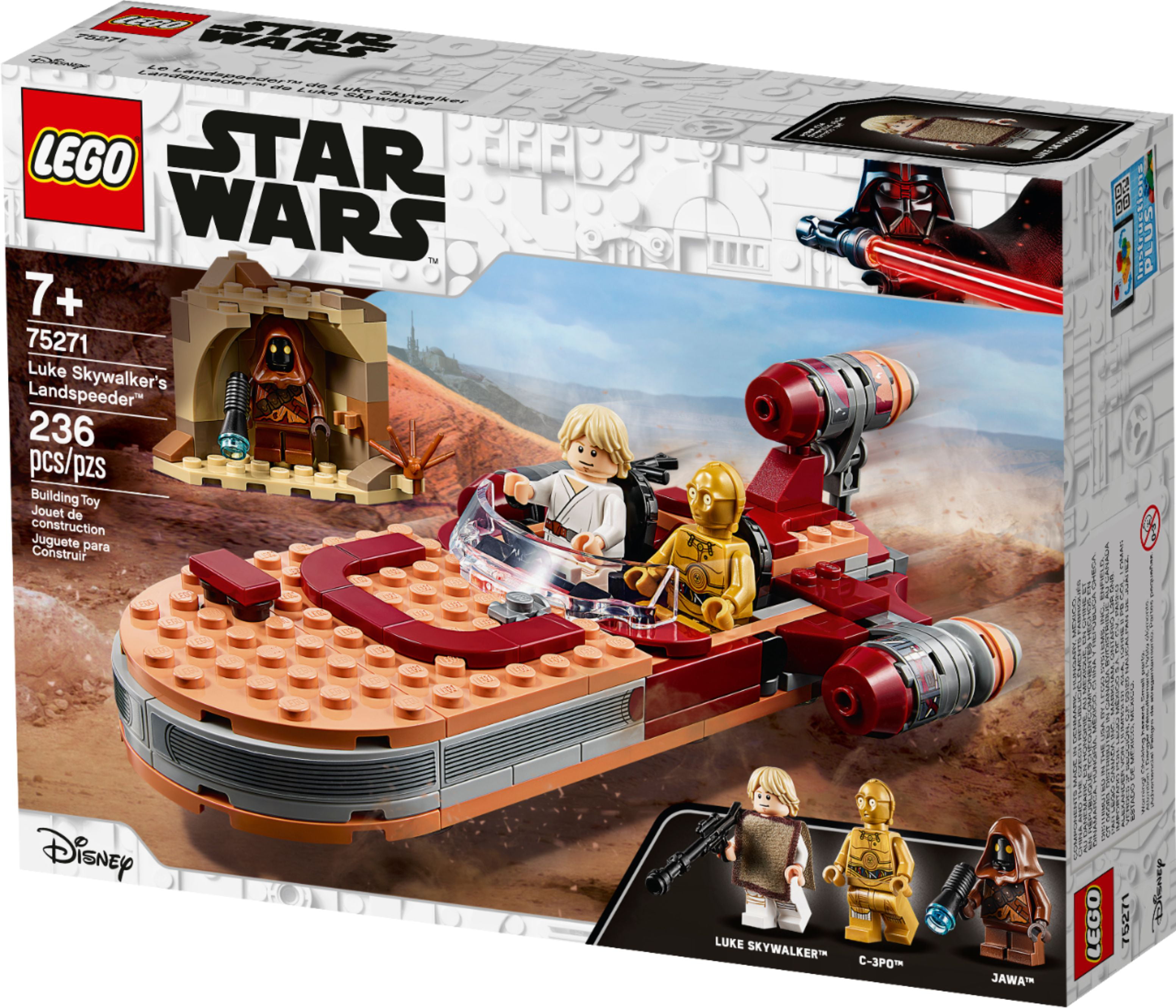 mangfoldighed petulance Beskæftiget LEGO - Star Wars Luke Skywalker's X-34 Landspeeder 75271 - Walmart.com