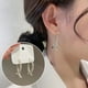 thumbnail image 3 of Pendientes de cola de pez con diseño de nicho moderno y ligero, pendientes de celebridades en línea con temperamento lujoso, buen material, 3 of 5