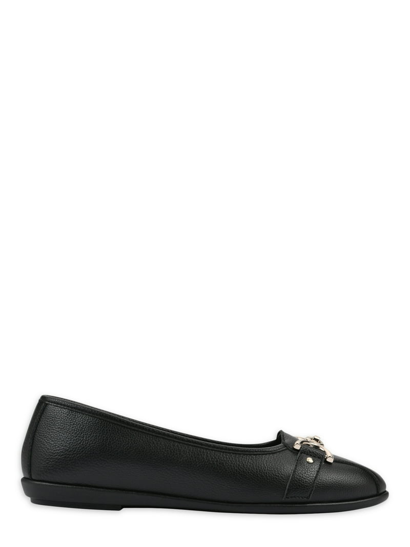 aerosoles black dress shoes Women's Heeled Loafer in Black Patent – Aerosoles main image 0