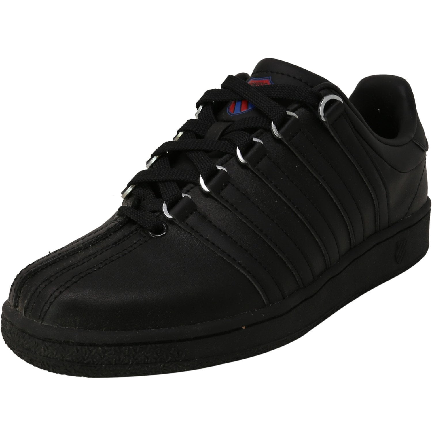 K-Swiss - K-Swiss Men's Classic Vn Heritage Low Black / Blue Ribbon Red ...